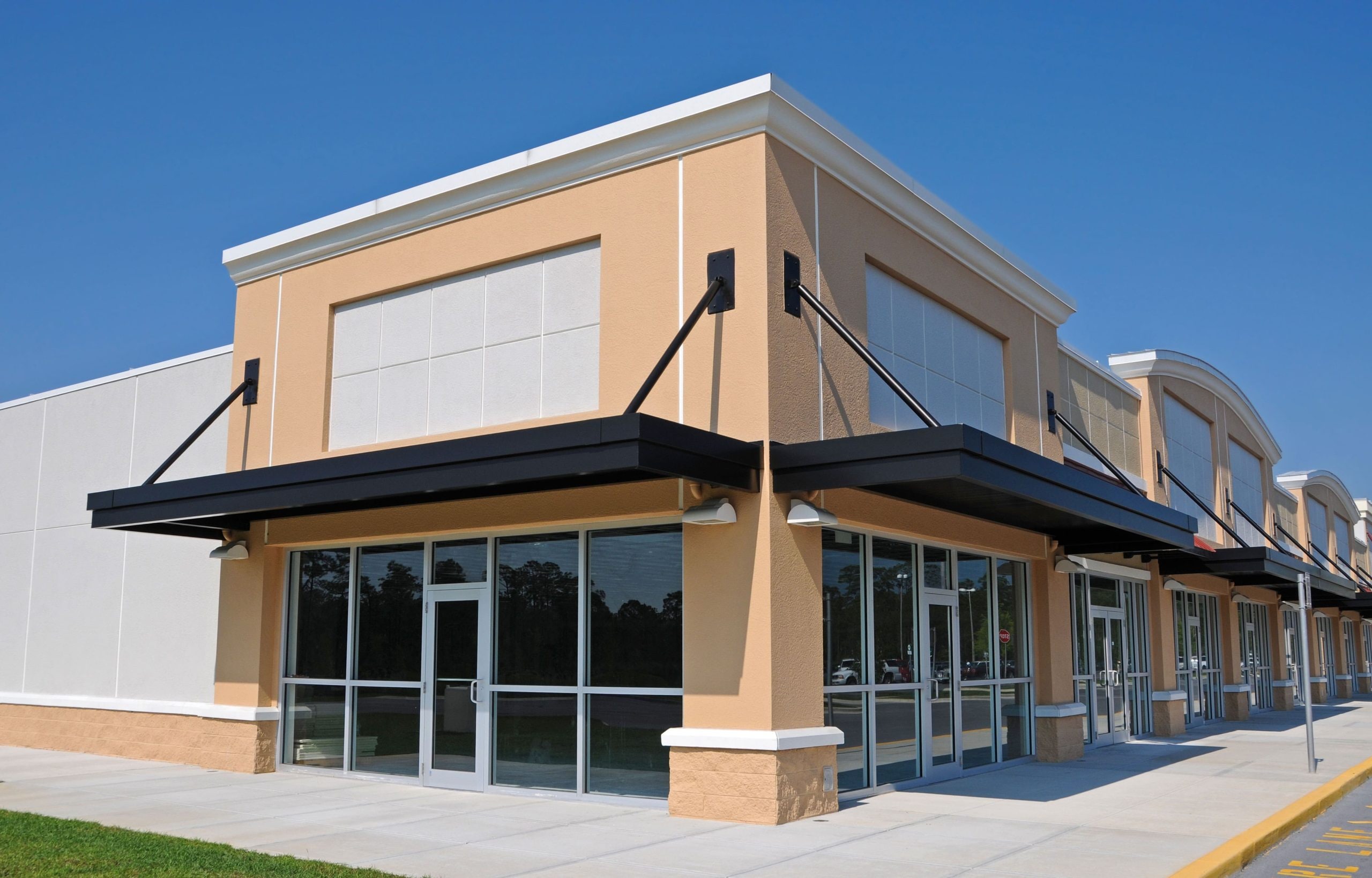 Durable commercial awning installation in Indianapolis