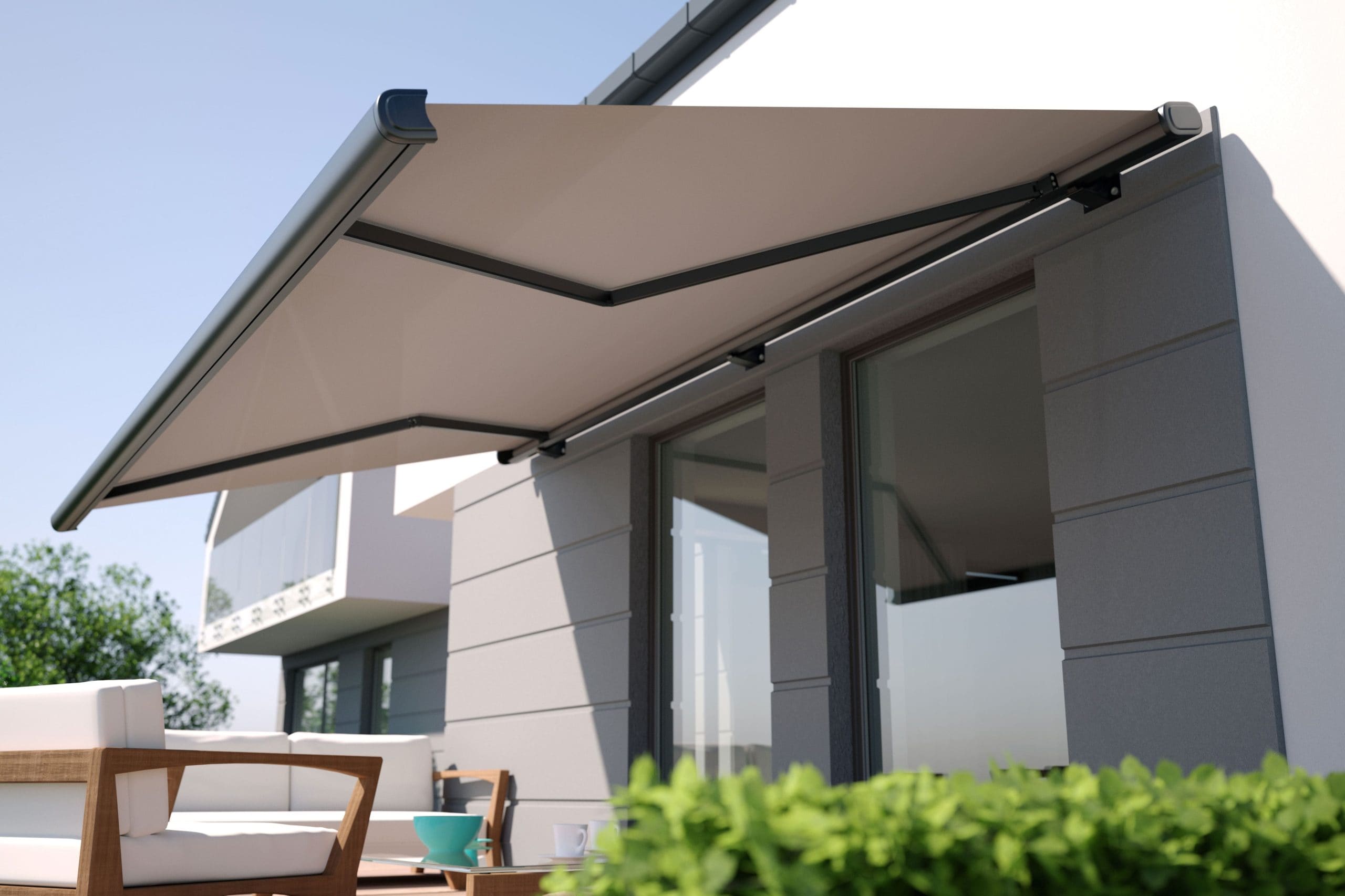 Residential awning installation in Indianapolis